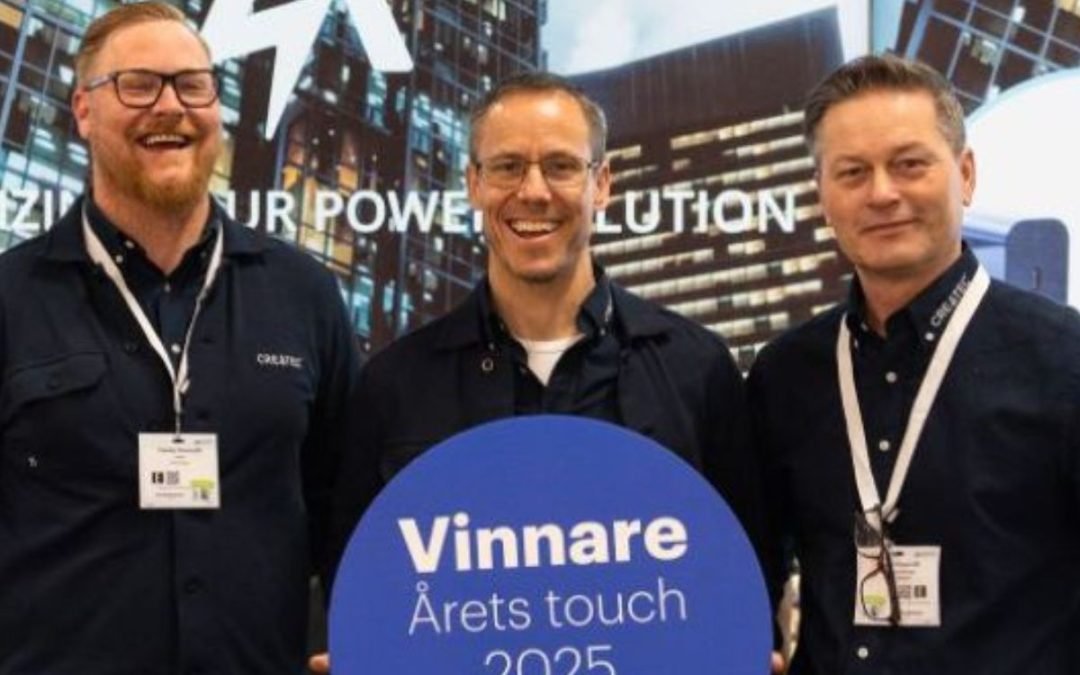 Vi vann pris för Årets Touch på Elektronikmässan